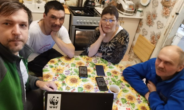 Installation of software and training in the SMART system for the WWF bear patrol in the village of Ryrkaypiy, Chukotka